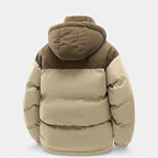 Niall - Men's Classic Corduroy-Trimmed Puffer Jacket
