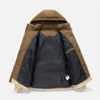 Niall - Men's Classic Corduroy-Trimmed Puffer Jacket