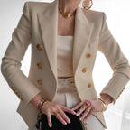 Nicolette | Women's Chic Double-Breasted Blazer Trousers Set