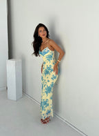 Nova | Women's Floral Maxi Dress with Spaghetti Straps