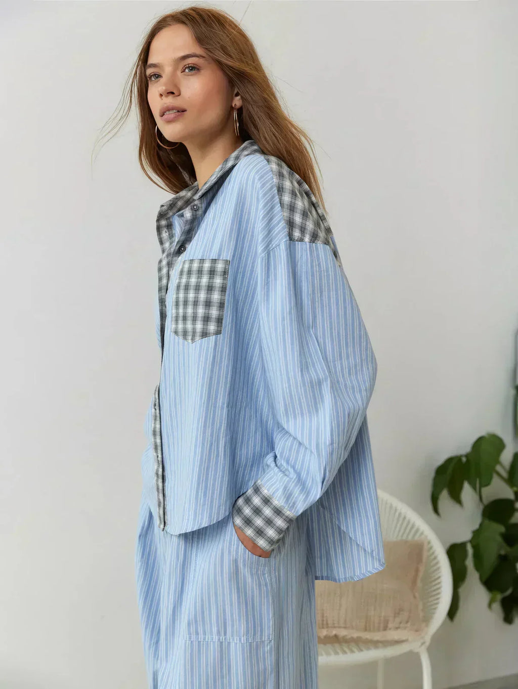 Nova - Women's Relaxed Plaid Pajama Set