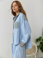 Nova - Women's Relaxed Plaid Pajama Set