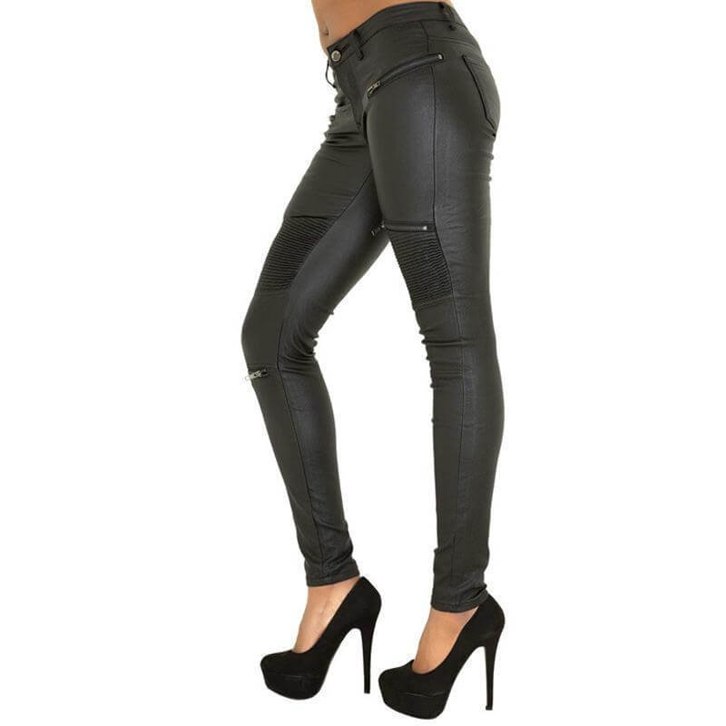 Nova - Women's Stylish Skinny Moto Jeans