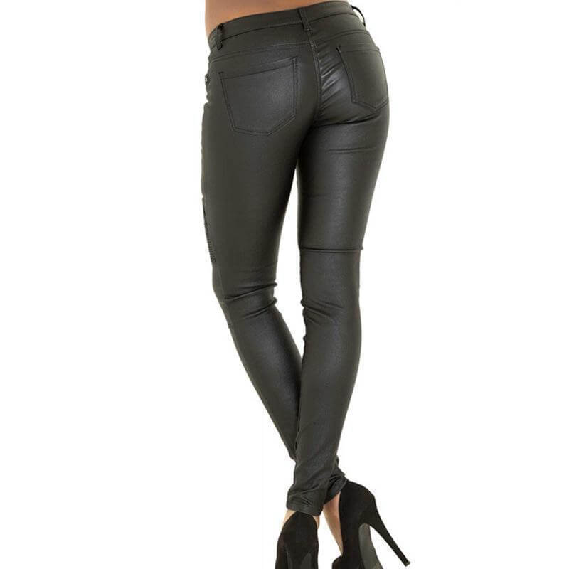 Nova - Women's Stylish Skinny Moto Jeans