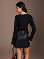 Nyla | Women's Chic Ruffle Going Out Top