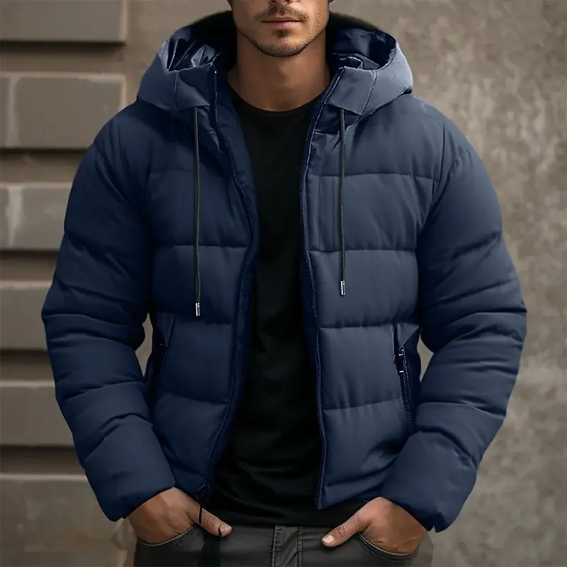 Declan | Men's Casual Puffer Jacket with Hood