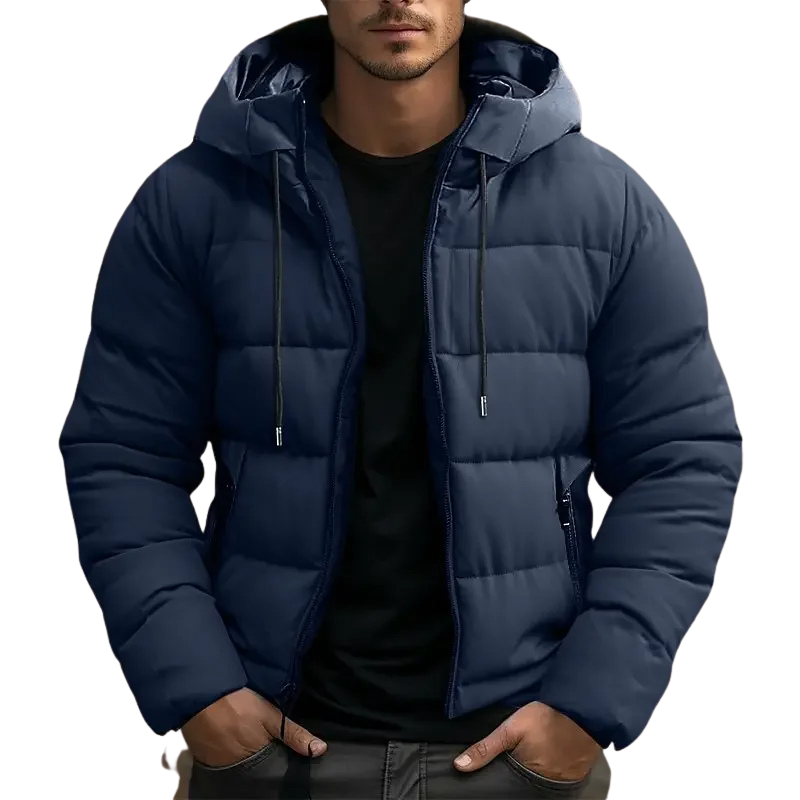 Declan | Men's Casual Puffer Jacket with Hood