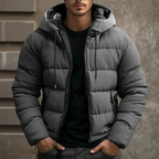 Declan | Men's Casual Puffer Jacket with Hood