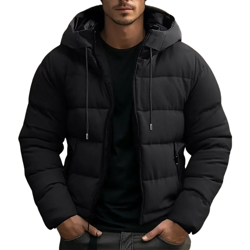 Declan | Men's Casual Puffer Jacket with Hood