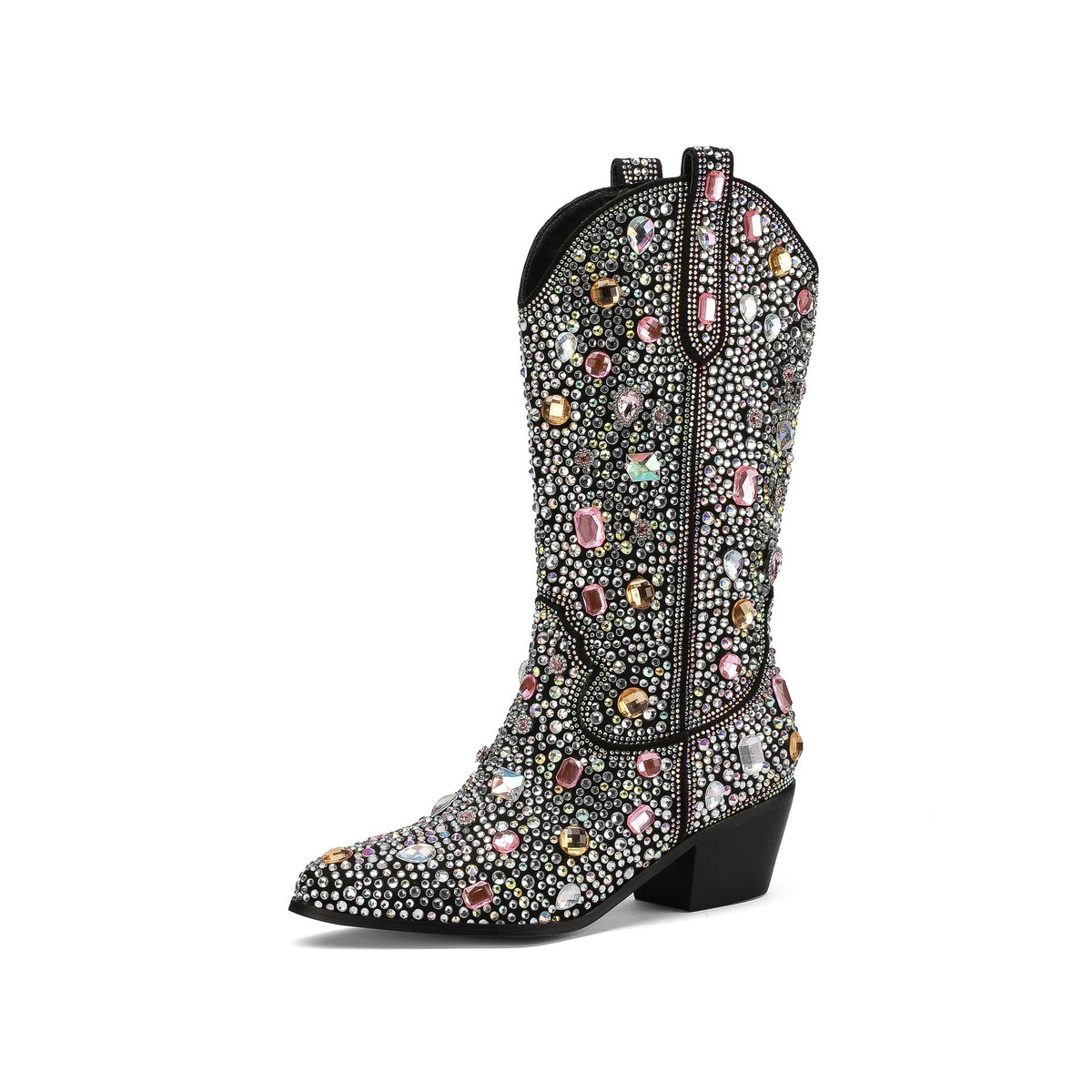 Piper - Women's Luxe Jeweled Cowboy Boots