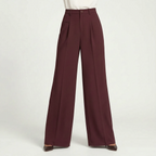 Pleatera - High Waist Pleated Trousers
