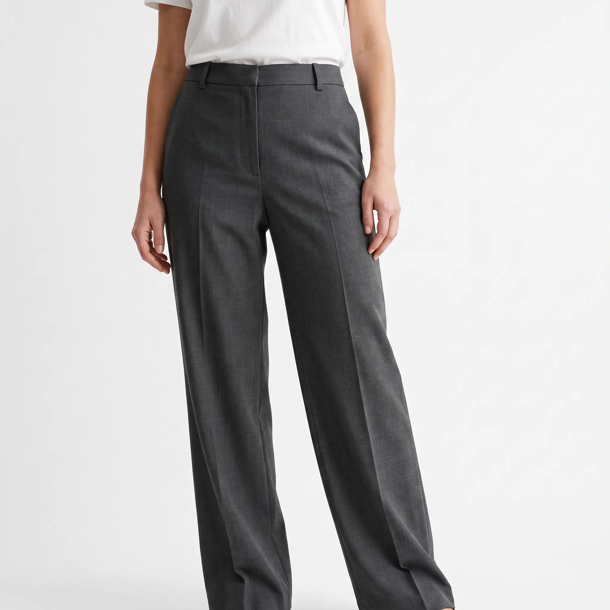 Pleatera - High Waist Pleated Trousers