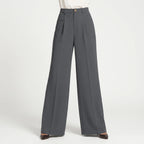 Pleatera - High Waist Pleated Trousers