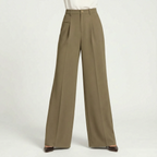 Pleatera - High Waist Pleated Trousers
