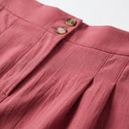 Pleatora - High-Waisted Wide-Leg Shorts