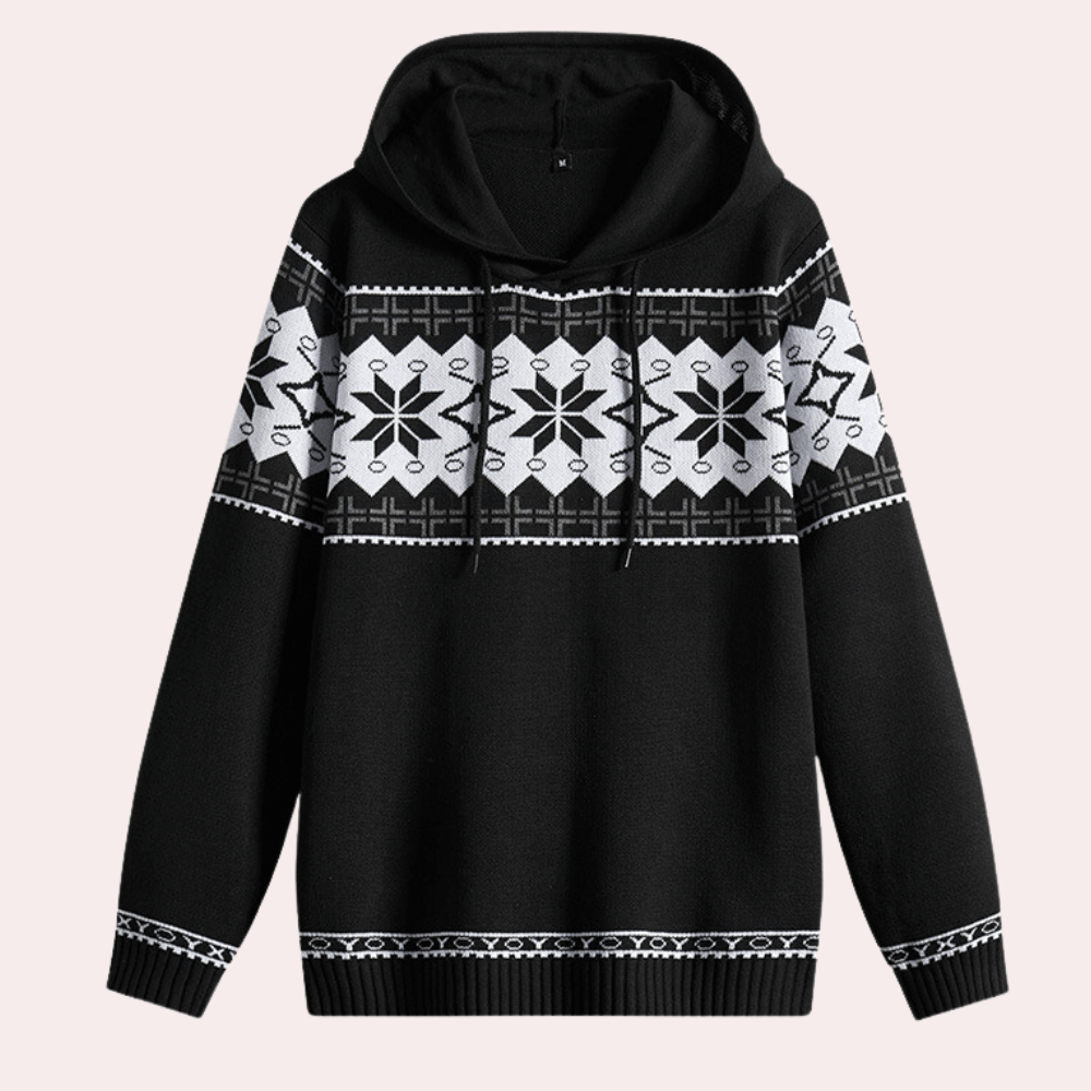 Quentin - Men's Classic Patterned Hoodie
