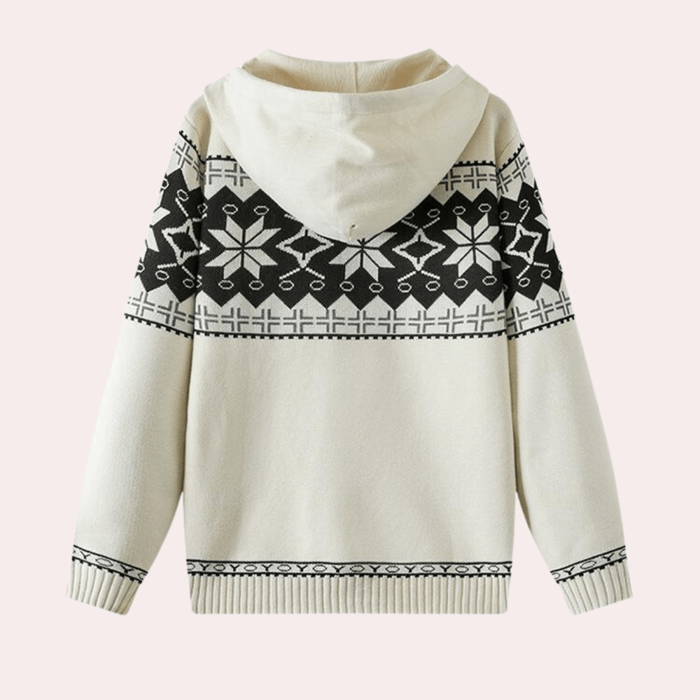 Quentin - Men's Classic Patterned Hoodie