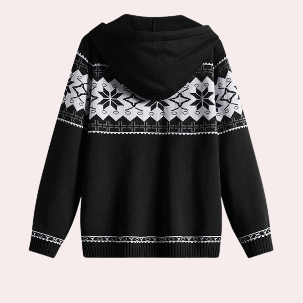 Quentin - Men's Classic Patterned Hoodie