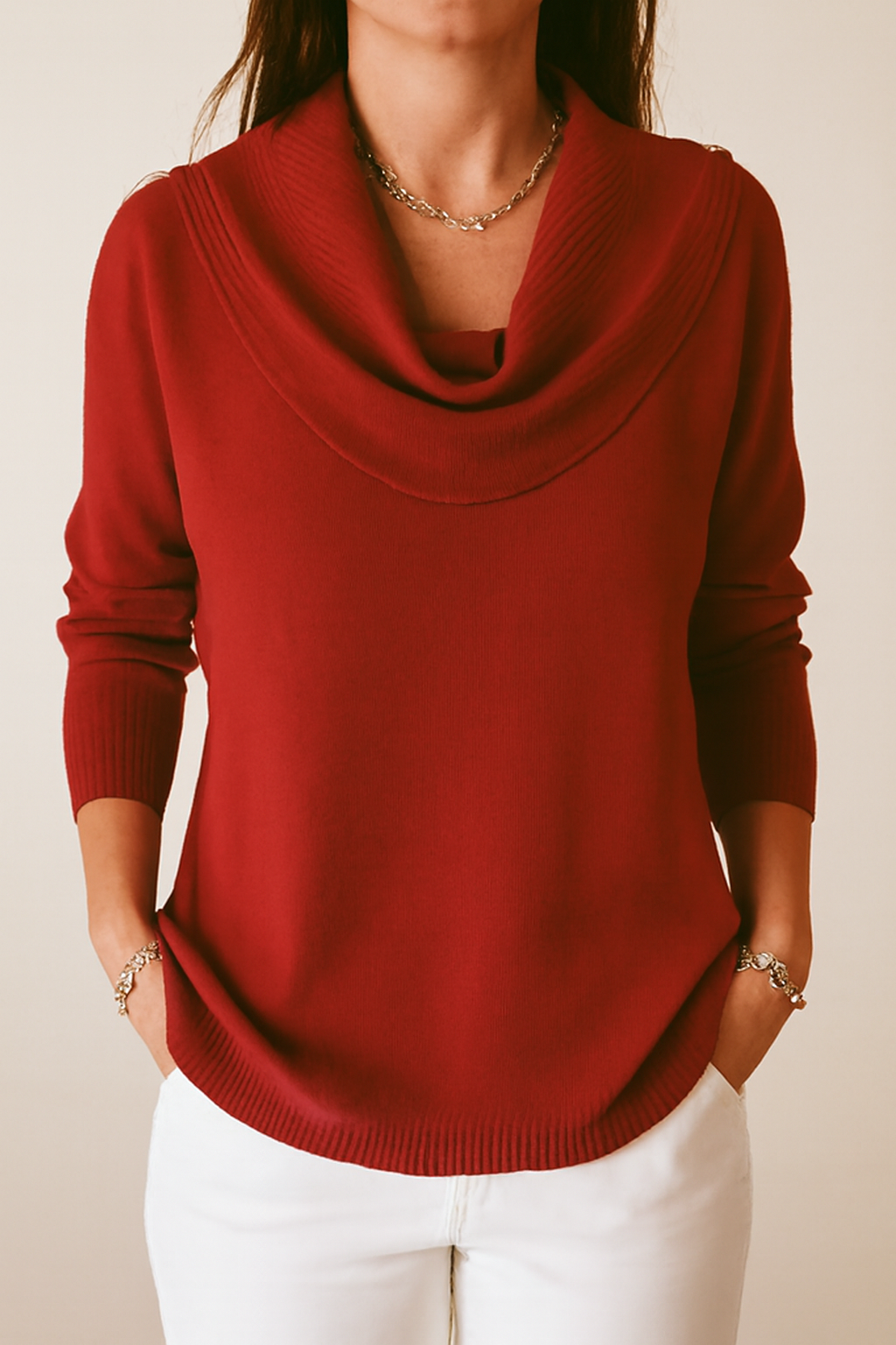 Quinn | Women's Cozy Cowl Neck Sweater