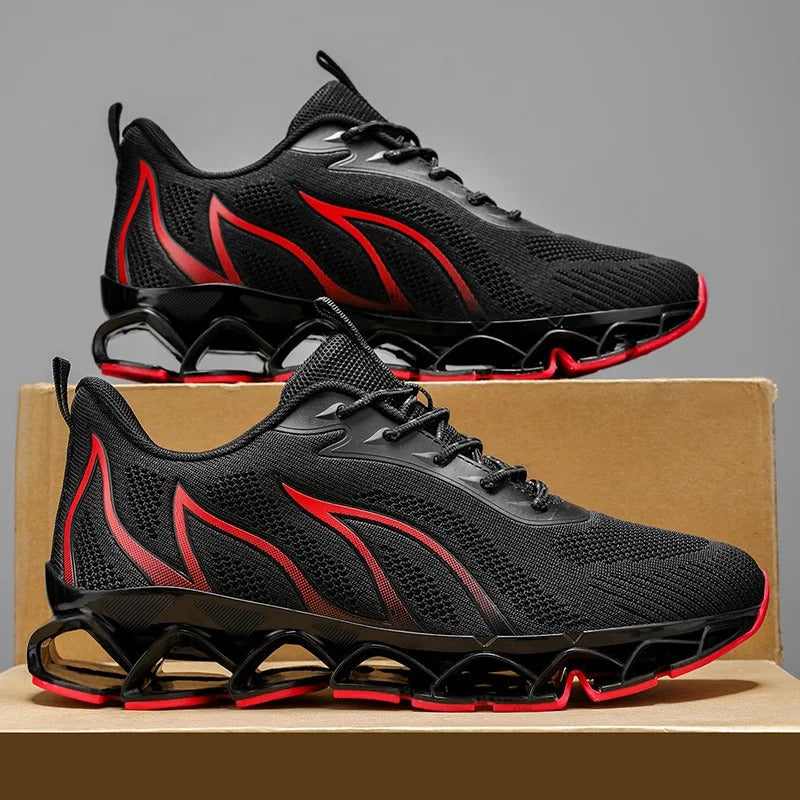 Redd - Men's Vibrant Running Shoes with Unique Sole Design