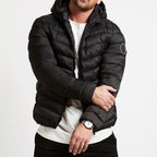 Reed - Men's Classic Puffer Jacket with Hood