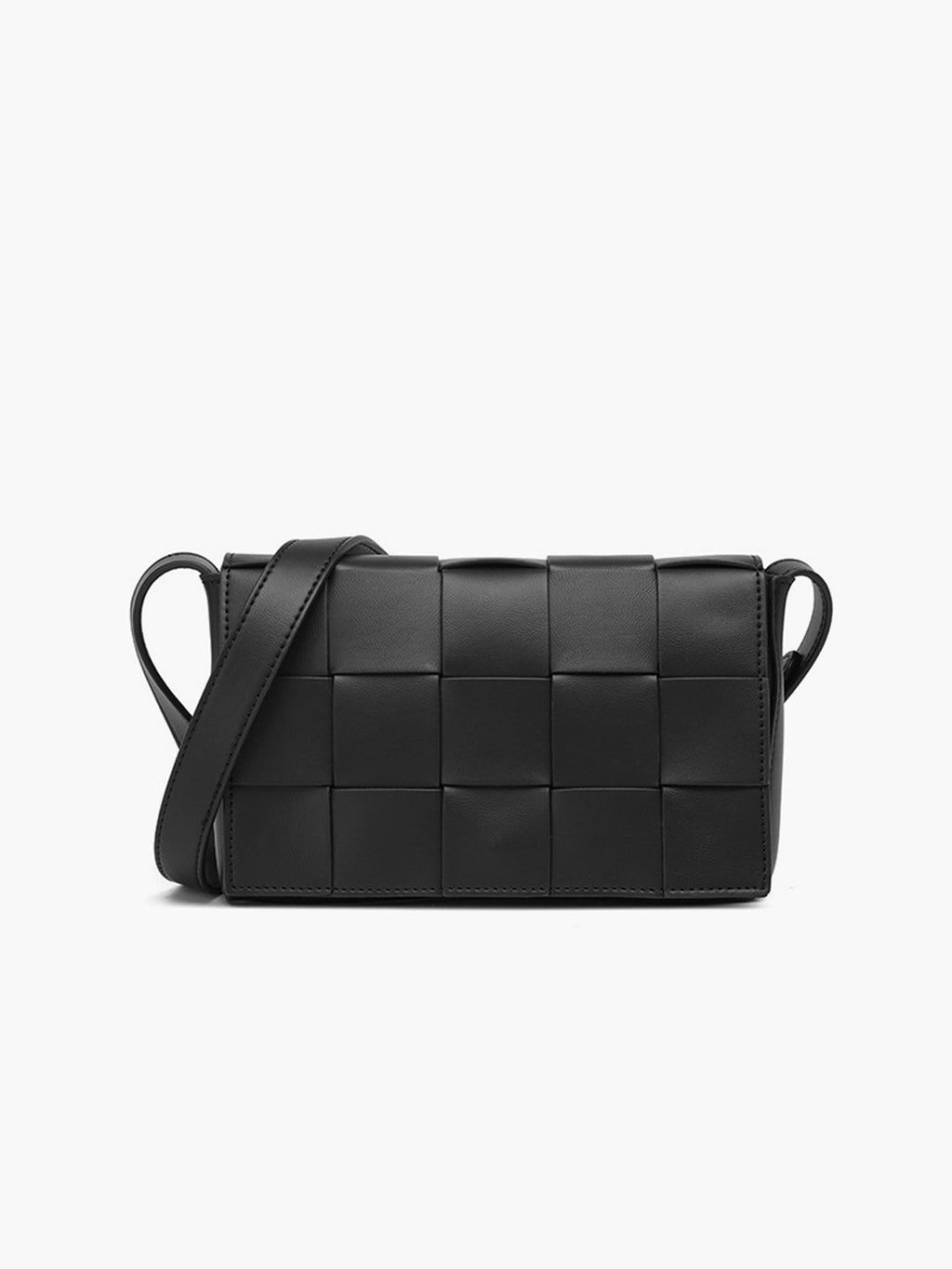 Remy - Women's Chic Woven Leather Crossbody Bag