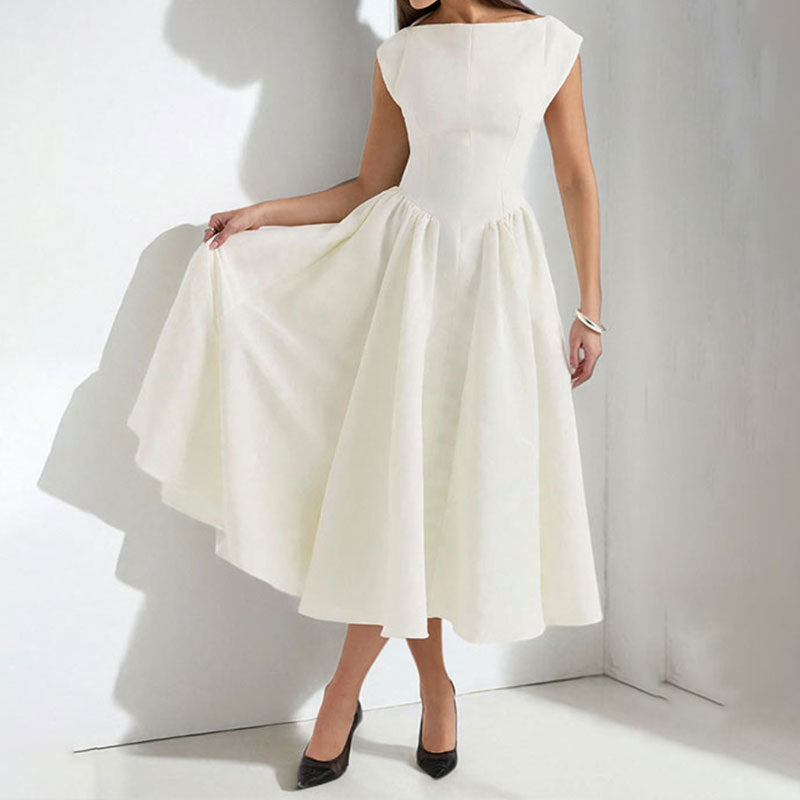 Sienna | Women's Classic Pleated Midi Dress