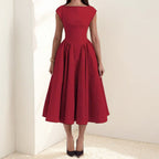 Sienna | Women's Classic Pleated Midi Dress