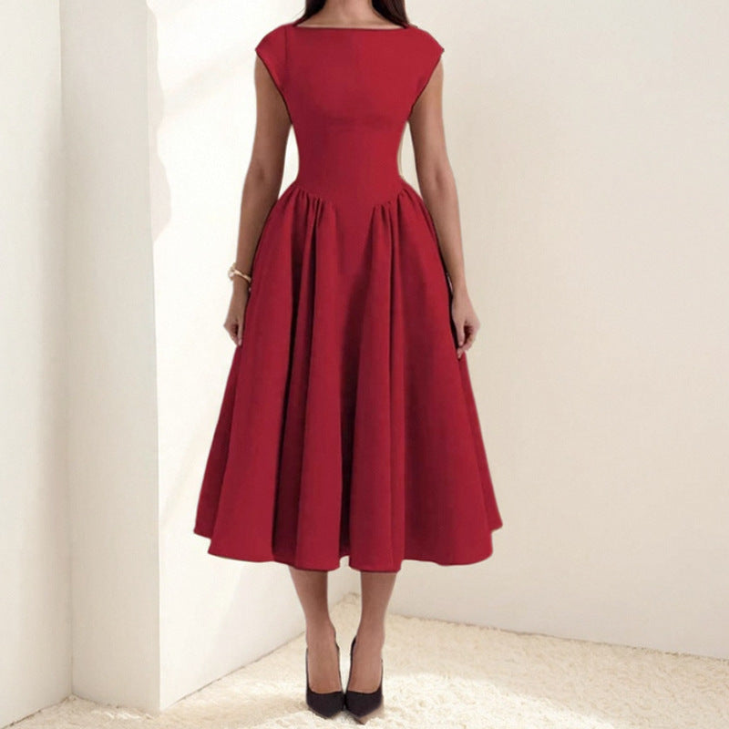 Sienna | Women's Classic Pleated Midi Dress