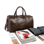 Romy - Women's Classic Leather Duffle Bag