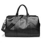 Romy - Women's Classic Leather Duffle Bag