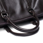 Romy - Women's Classic Leather Duffle Bag