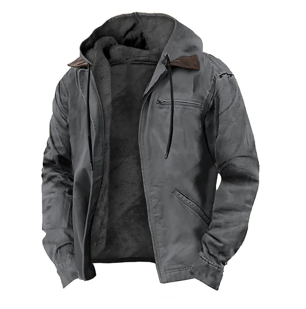 Ronan | Men's Full Zip Fleece Hoodie Jacket