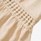 Astrid | Women's Chic Swiss Dot Midi Dress