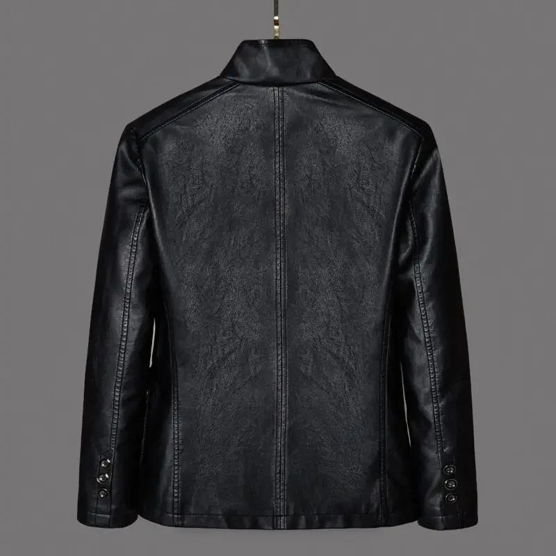 Rowan - Men's Classic Faux Leather Jacket