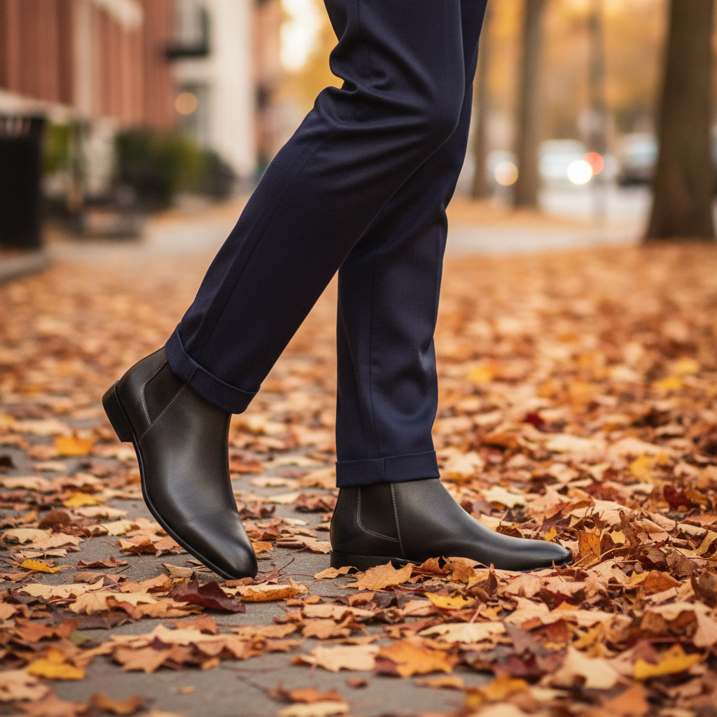 Rowan | Men's Sleek Leather Chelsea Boots