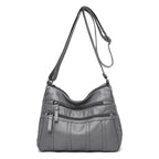 Rowan - Women's Classic Leather Shoulder Bag