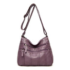 Rowan - Women's Classic Leather Shoulder Bag