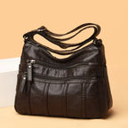 Rowan - Women's Classic Leather Shoulder Bag