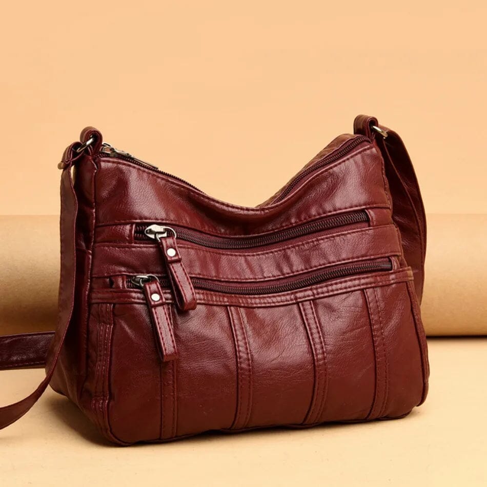 Rowan - Women's Classic Leather Shoulder Bag