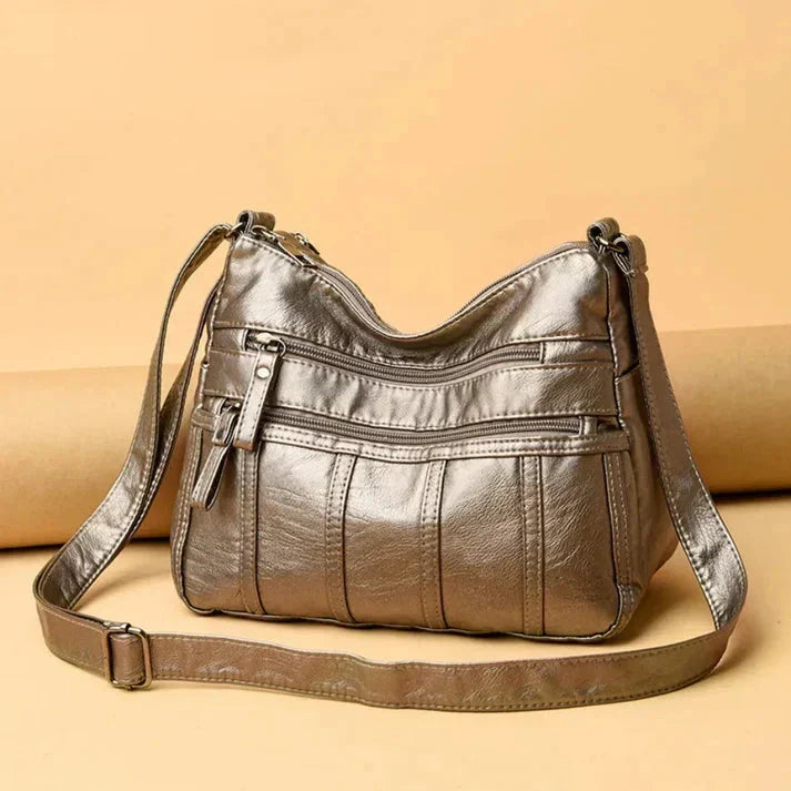 Rowan - Women's Classic Leather Shoulder Bag