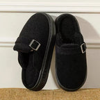 Rowan | Women's Cozy Slip-On Clogs with Buckle Detail