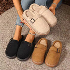 Rowan | Women's Cozy Slip-On Clogs with Buckle Detail