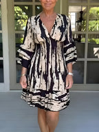 Rowan - Women's Flowy Long Sleeve Dress