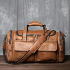 Rylan - Men's Classic Faux Leather Duffle Bag