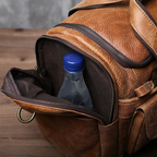 Rylan - Men's Classic Faux Leather Duffle Bag