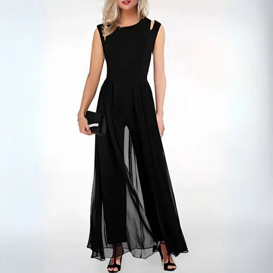 Sabine - Women's Elegant Sleeveless Jumpsuit
