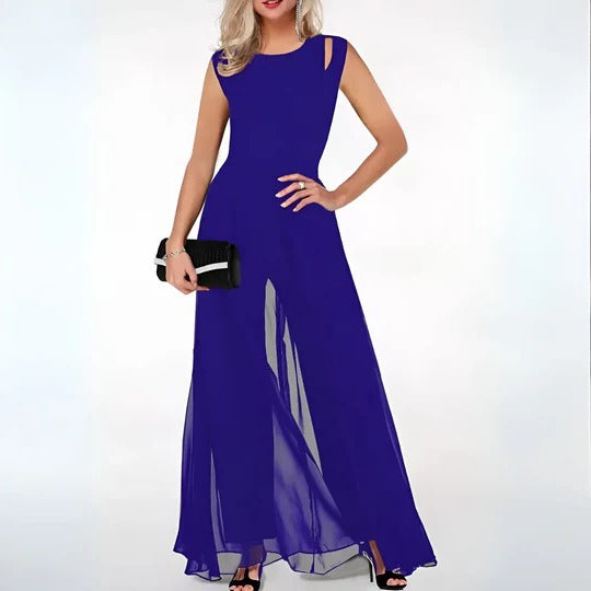 Sabine - Women's Elegant Sleeveless Jumpsuit