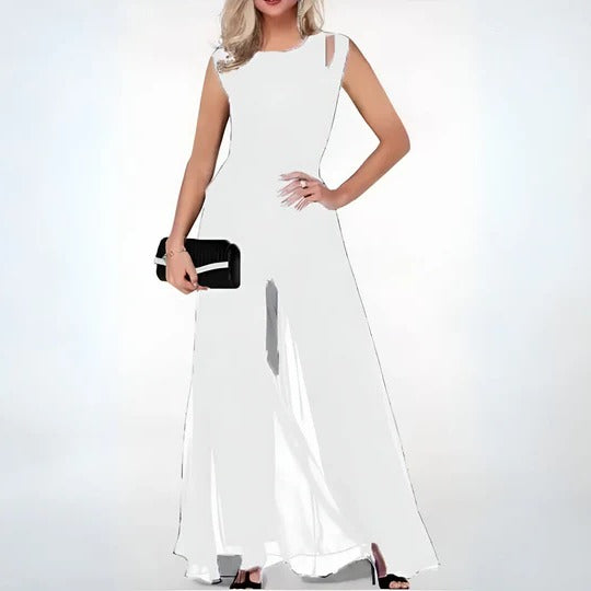 Sabine - Women's Elegant Sleeveless Jumpsuit