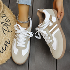 Sable | Women's Casual Lace-Up Sneakers with Suede Accents